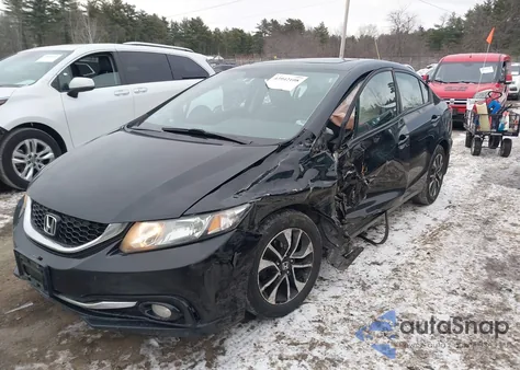 2013 Honda Civic Ex-L from USA, damaged, VIN 19XFB2F97DE267929